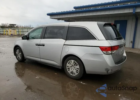2014 Honda Odyssey Lx from USA, damaged, VIN 5FNRL5H22EB078208